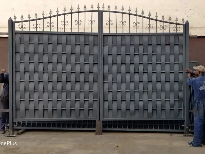 Steel Fabricated Metal Gates in Kenya